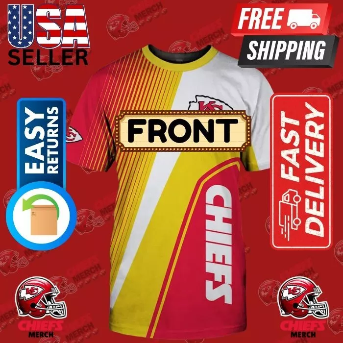 Kansas City Chiefs Breathable Light-Weight Fan's Shirt - New with Tags!